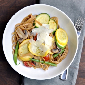 Summer Vegetable Linguine