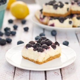 Lemon Blueberry Cheesecake Bars