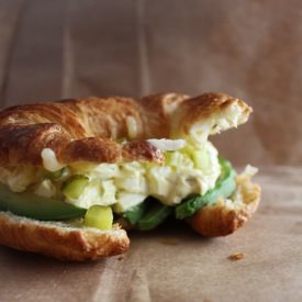 Egg Salad Croissant Sandwich