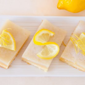 Lemon Bars GF/Vegan/Sugar Free