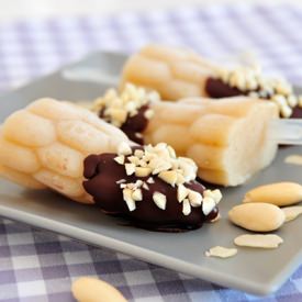 Banana Ice Pops Vegan/Sugar Free