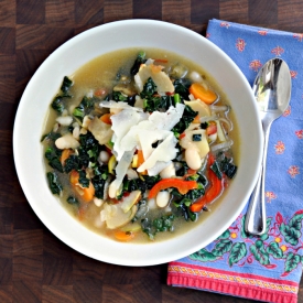 Summer Vegetable Minestrone Soup