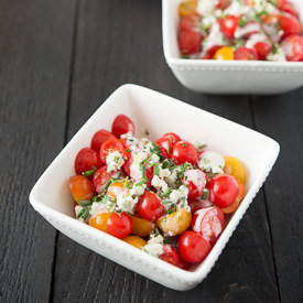 Cherry Tomatoes & Blue Cheese