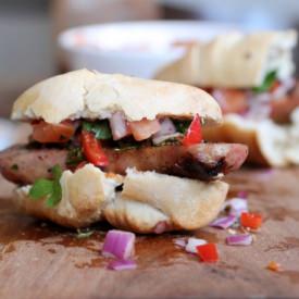 Chorizo Chimichurri Salsa Sandwich