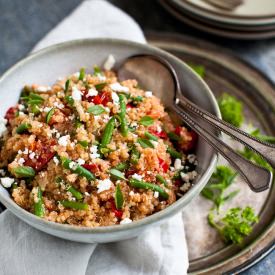 Quinoa with Sweet Tomatoes