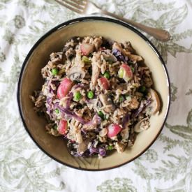 Veggie Fried Rice w/ Chicken