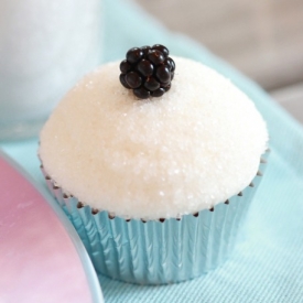 Blackberry Vanilla Cupcakes