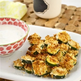 Crispy Baked Zucchini Chips