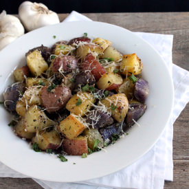 “Garlic Bread” Roasted Potatoes