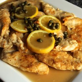 Chicken Piccata, Slimmed Down