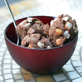 Triple Nut Rocky Road Ice Cream