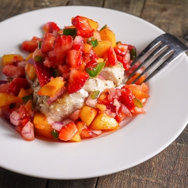 Tile Fish with Fruit Salsa