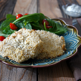 Cauliflower Cakes and Arugula Salad