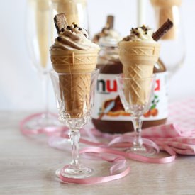 Nutella Cheesecake Cones