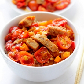 Cherry Tomato Stir Fry