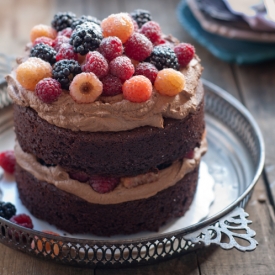 Chocolate Mascarpone Cake