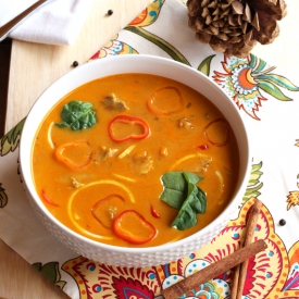 Moroccan Paleo Chicken Noodle Soup