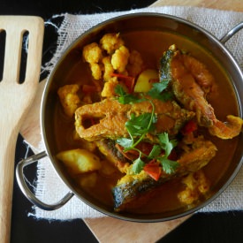 Bhetki Fish Curry