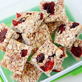 Peanut Butter Jelly Granola Bars