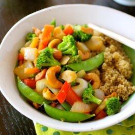 Vegan Quinoa Stir Fry