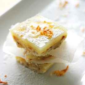 Toasted Coconut Lime Bars