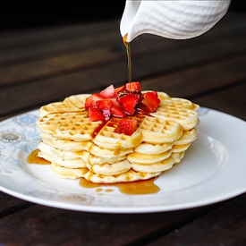 Crunchy & Fluffy Waffles