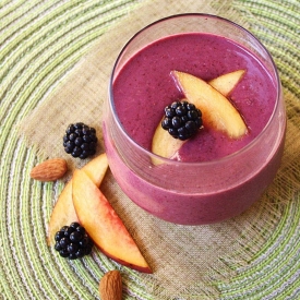 Blackberry & Coconut Water Smoothie