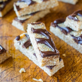 No-Bake Samoas Cookie Granola Bars