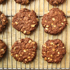 Chocolate Anzac Biscuits