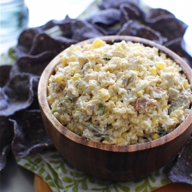 Cheesy Corn and Jalapeno Dip