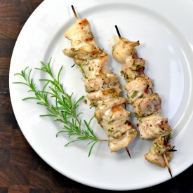 Rosemary-Garlic Chicken Kabobs