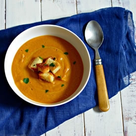 Ginger-Infused Roasted Carrot Soup