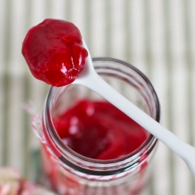 Healthy Raspberry Curd