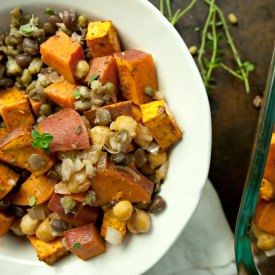 Roasted Fall Sweet Potatoes