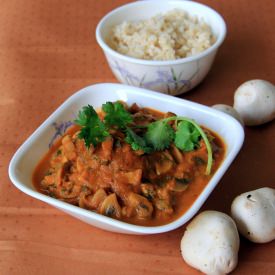 Kadai Mushroom Curry