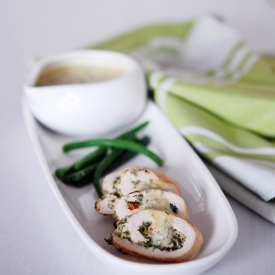 Turkey Rolls with Spinach