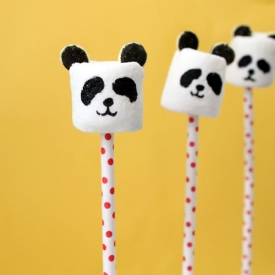 Panda Marshmallows