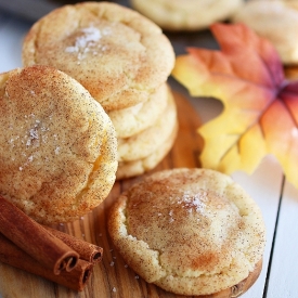 Caramel Stuffed Snickerdoodles