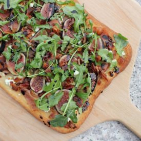 Flatbread with Figs and Goat Cheese