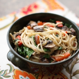 Chipotle Cream Vegetable Pasta