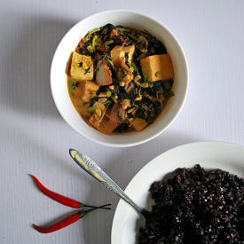 Red Amaranth Sunflower Curry