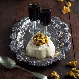 Ricotta & Coffee Liqueur Pannacotta