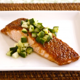 Spice Broiled Salmon