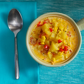 Smoky Creamy Corn Chowder