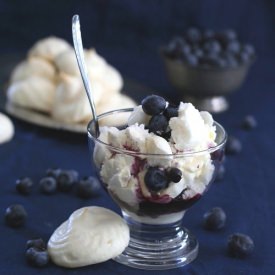 Blueberry Eton Mess