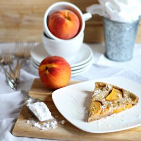 Chai Peach Clafoutis