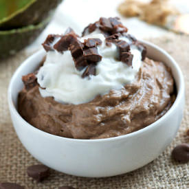 Chocolate Avocado PB Pudding