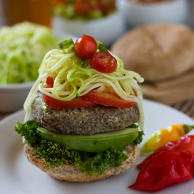 Bulgur and Lentil Vegan Burger