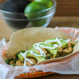 Chipotle Shrimp and Asparagus Tacos