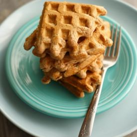 Maple Vanilla Spelt Waffles